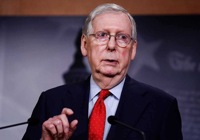 Mitch McConnell Freezes During Press Conference, Is Called To Resign
