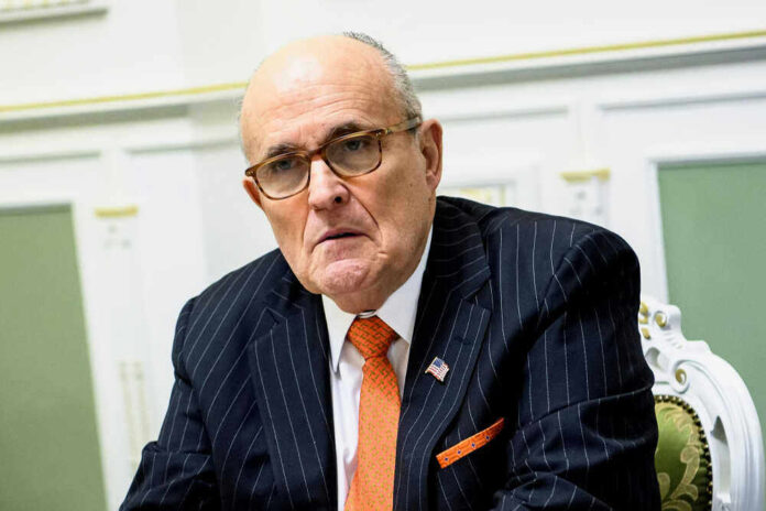 Rudy Giuliani in a suit