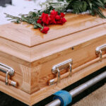 Truck SLAMS Car — Three Players Dead Instantly Wooden casket with red roses on top