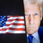 Trump Prepares to STRIP AWAY 50,000 Workers Close-up of a political figure with an American flag in the background