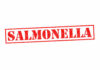 Red stamp with the word 'SALMONELLA' indicating a health warning