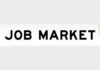 Text banner displaying 'JOB MARKET' on a light background