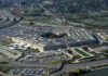 Aerial view of the Pentagon