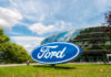 Unveiling Ford’s Intriguing New Truck Strategy Ford logo in front of a modern corporate building