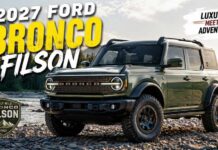 Luxury Bronco? Filson Twist Stuns Purists 2027 Ford Bronco Filson First Look Luxury Meets Off Road