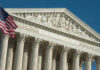 Supreme Court Hands Trump Border Weapon U.S. Supreme Court building with American flag.
