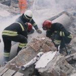 VIDEO: Mall Blast, Chimney Crash — Chaos After Quake Rescue workers search rubble at a disaster site