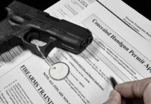 Judge Torpedoes 90-Year Gun Law Handgun on concealed carry permit application forms.