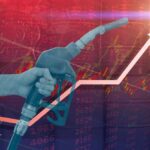 VIDEO: Gas Shock Returns — What’s Driving The Pain? Hand holding a fuel nozzle with rising graph lines in the background