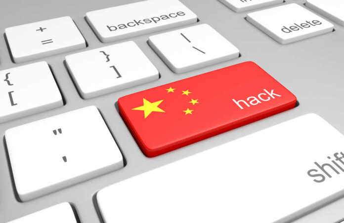 China,Hacking,Concept,Of,A,Computer,Keyboard,And,A,Key Keyboard key with China flag and hack label