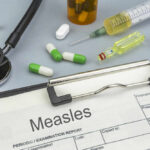 Deadly Measles Comeback Stuns State Officials Medical supplies including a stethoscope, syringes, and medication related to measles