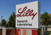 Lilly Cracks Down: Black-Market Diet Shots Exposed Sign for Lilly Research Laboratories with blue sky in the background