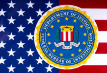 FBI Power Shake-Up Draws Questions FBI seal overlaid on an American flag background