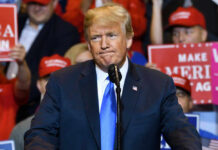 Probe Fizzles? Trump’s Top Enforcer Walks Donald Trump at a rally with supporters.