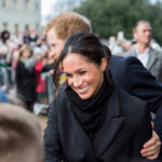 Royal Return, No Comeback Meghan, Duchess of Sussex greets crowd with Prince Harry, Duke of Sussex nearby