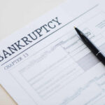 Shock Bankruptcy Slams Beloved Breakfast Spot Bankruptcy Chapter 13 form with a pen resting on it