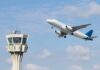 VIDEO: Cabin Screams, Pilot Aborts – Three Times An airplane taking off near an airport control tower