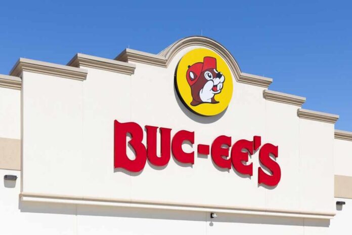 Buc-ee's store sign featuring a beaver mascot