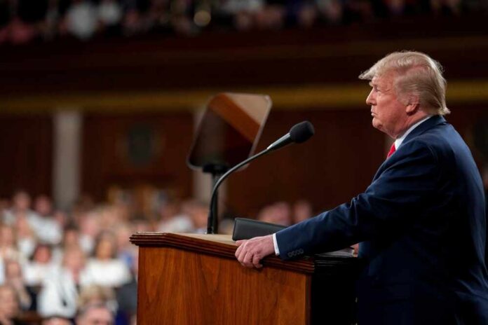 State,Of,The,Union,2020.,President,Donald,J.,Trump,Delivers President Donald Trump