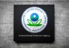 Environmental Protection Agency emblem on a wall plaque