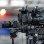382-Foot Serpent Promises Six ‘Worlds’ Professional video cameras on tripods