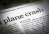 Deadly Plane Crash: Four Generations Lost Newspaper headline about a plane crash.