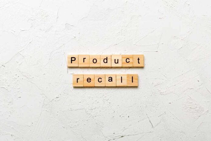 Product,Recall,Word,Written,On,Wood,Block.,Product,Recall,Text Wooden letter tiles forming words on a white textured surface